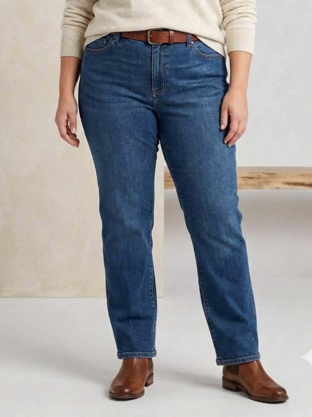 L.L. Bean Women's Size 14 Classic Fit Straight Leg Jeans